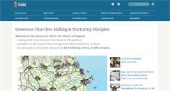 Desktop Screenshot of dioceseofyork.org.uk